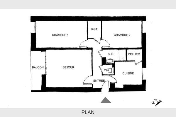 Appartement
         3 pièces
        - 58 m² Exclusivité 165 000 € *