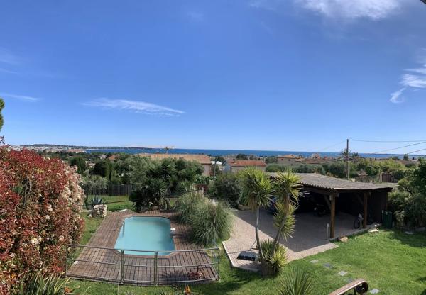 Charmante propriété avec vue mer panoramique à Golfe-Juan