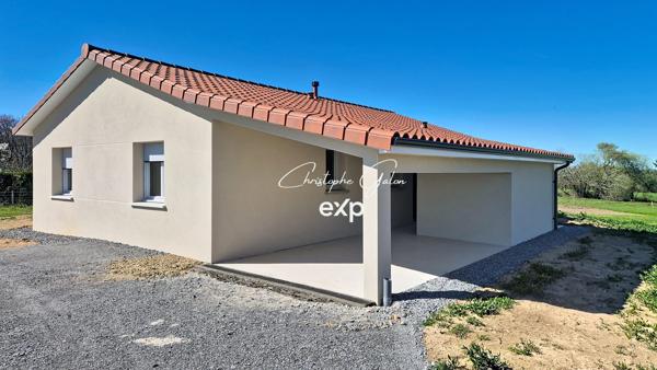 Maison de plain-pied récente – 3 chambres – Terrain 1300 m²