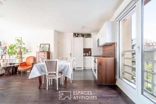 Appartement avec jardin sur le toit