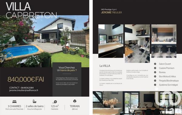 Maison à vendre 4 pièces 125 m² Capbreton