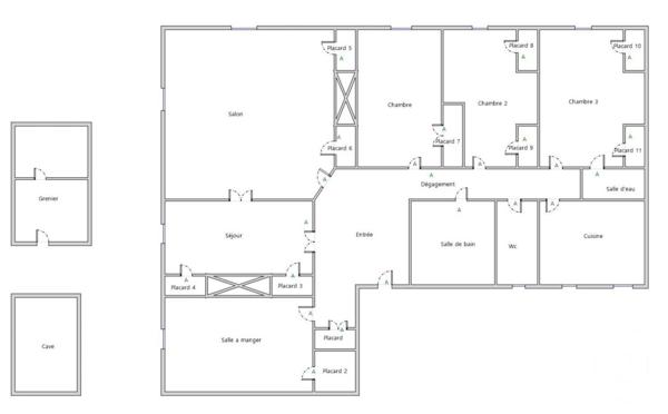 Appartement T6 à vendre  6 pièces - 142,98 m2 LYON - 69006
