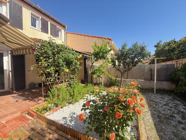 Maison de deux appartements deux faces, avec jardin sans vis à vis.
