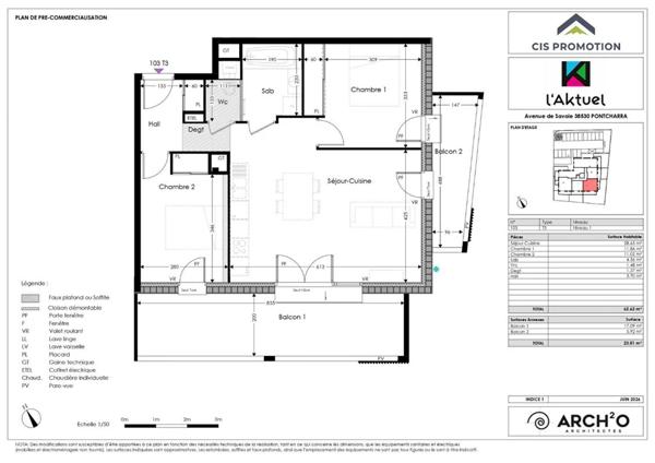 Appartement à vendre à Pontcharra (38530)