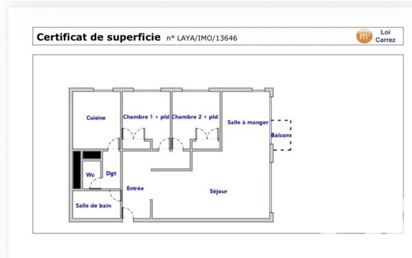 Appartement à vendre 4 pièces 69 m² Maisons-Laffitte