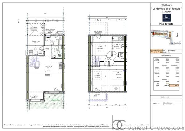 SARZEAU Maison 4 pièces 84 m²