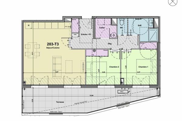 Appartement à vendre    3 pièces •  Port-la-Nouvelle