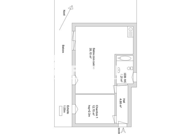 Location Appartement 2 pièces 57.97 m² - 2 AVENUE DU PROFESSEUR FORGUES Briancon 05100
