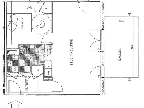 Location Appartement 2 pièces 47.84 m² - 30 ALLEE HENRI FRENAY Grenoble 38000