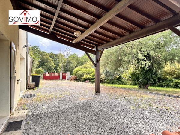 EN CAMPAGNE, DANS UN CADRE CHAMPÊTRE, MAISON FAMILIALE AVEC LOGEMENT INDÉPENDANT, VENDUE MEUBLÉE.