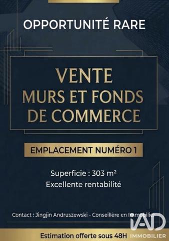 Boutique/Local commercial à vendre 303 m² Chatou