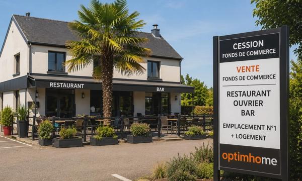 Fonds de commerce à vendre – Restaurant ouvrier / Bar avec Licence IV – Secteur HERBIGNAC (44)