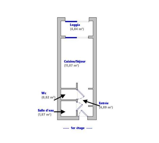 Studio à vendre 19 m² Balaruc-les-Bains