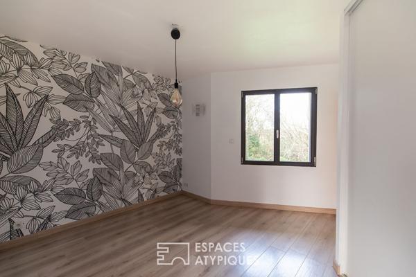 Architecture contemporaine et jardin paysager