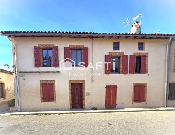 Maison de ville de 168m², 4 chambres, travaux à prévoir