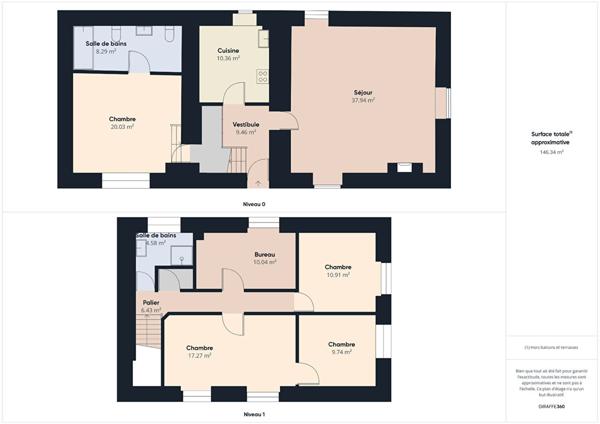 Corps de ferme 7 pièces145 m² LAMASTRE