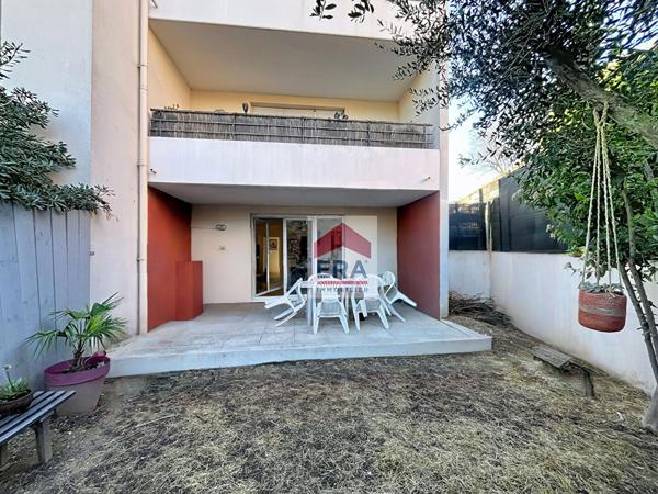 A VENDRE MARSEILLE 13014 HAUT DE ST MARTHE REZ DE JARDIN APPARTEMENT T3 GARAGE DOUBLE 