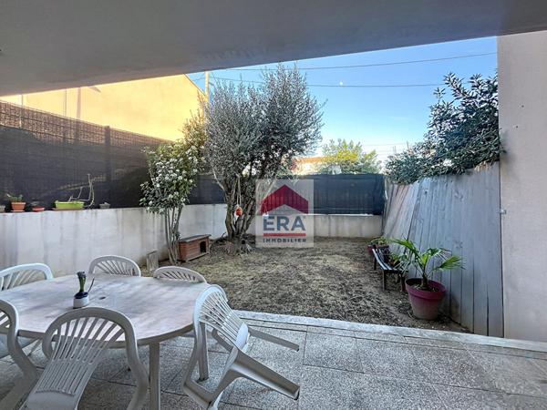 A VENDRE MARSEILLE 13014 HAUT DE ST MARTHE REZ DE JARDIN APPARTEMENT T3 GARAGE DOUBLE 