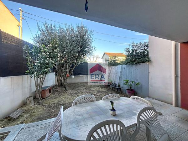 A VENDRE MARSEILLE 13014 HAUT DE ST MARTHE REZ DE JARDIN APPARTEMENT T3 GARAGE DOUBLE 