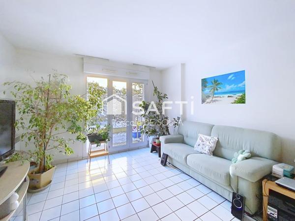 Appartement de 2 pièces avec terrasse et jardin privatifs