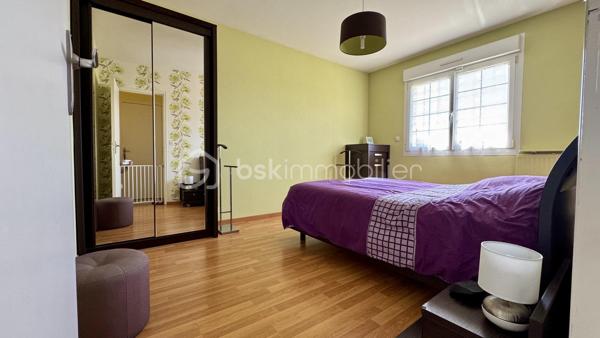 EXCLUSIVITE BSK IMMOBILIER à visiter sans tarder ! Venez découvrir cette maison traditionnelle située à CHARTRES DE BRETAGNE, une charmante commune très dynamique et attractive de la métropole Rennaise, idéalement située à 5km du centre-ville de Rennes, à 10 mn de la gare SNCF, 10 mn de l'aéroport de Rennes Saint-Jacques et du Campus de Ker-Lann. CHARTRES dispose également d'un bon réseau de transports (bus) qui facilite vos déplacements.
Dans le centre bourg, vous y trouverez toutes les commodités (commerces, écoles, collège, équipements culturels et sportifs) et tout cela à pied. 
Profitez d'un cadre de vie agréable !

Cette maison familiale de 112m², construite en 1979 sur sous-sol complet, se trouve sur une parcelle d’environ 420m². Idéalement située dans un quartier calme et résidentiel, au cœur d’une impasse et à proximité du centre bourg, vous profiterez d’un jardin clos et arboré offrant une belle vue dégagée et sans vis-à-vis sur la campagne.

Le rez-de-chaussée vous accueille avec une entrée majestueuse qui dessert un lumineux salon-séjour avec sa cheminée, une cuisine dinatoire aménagée et équipée qui comblera les amateurs de gastronomie. 
Le séjour est en accès direct sur une terrasse sans vis-à-vis, exposée Sud et Ouest, idéale pour profiter des belles journées d’été.
L'entrée dessert également une belle chambre parentale et sa salle d'eau refaite très récemment, un espace rangement et des WC séparés.
À l’étage, le palier vous emmène vers trois chambres (dont une grande avec dressing), une salle d’eau et des WC.

Atouts supplémentaires :
• Grand sous-sol sécurisé avec porte de garage motorisée.
• Espace atelier, buanderie et cave.
• Chauffage avec chaudière gaz Frisquet.
• Huisseries PVC et volets roulants (motorisés au rez-de-chaussée).
• Fibre installée pour une connectivité optimale.
• Jardin clos et arboré. Barbecue. Terrasse protégée par un store-banne.

Quelques travaux de modernisation (décoration) vous permettront de personnaliser cette maison solidement construite pour en faire un véritable cocon familial à votre image.
Laissez-vous séduire par son cadre de vie agréable. 
Contactez-moi rapidement pour organiser une visite !