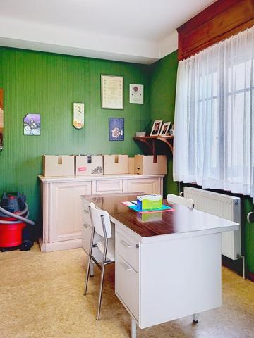 Immeuble (ou maison) avec dépendances et garages.