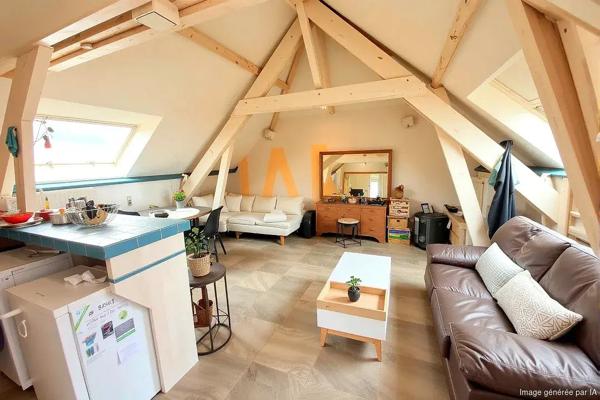 Avon, appartement avec grande terrasse, cave et parking