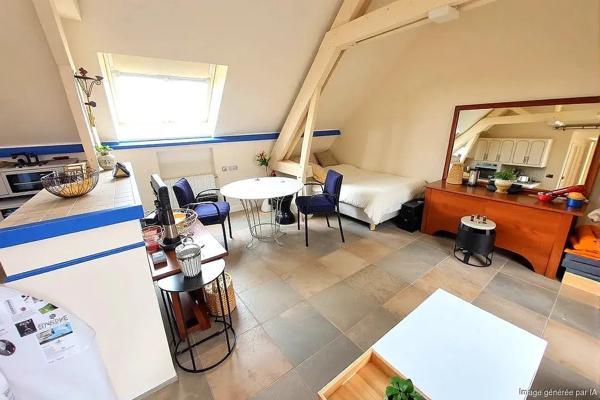 Avon, appartement avec grande terrasse, cave et parking