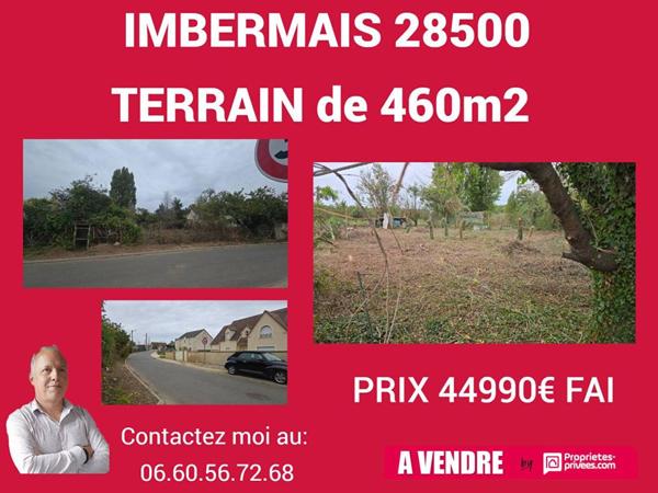 28500-Terrain constructible de 460m2