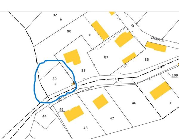 28500-Terrain constructible de 460m2