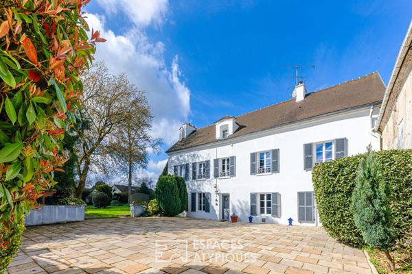 La maison de maître avec piscine, aux accents de campagne chic