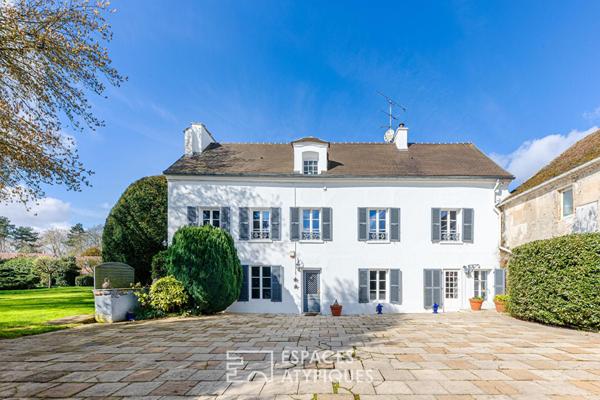 La maison de maître avec piscine, aux accents de campagne chic