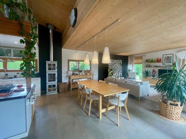 Maison d'architecte en bois bioclimatique