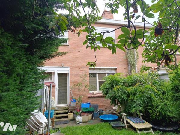 MAISON-3 CHAMBRES-JARDIN