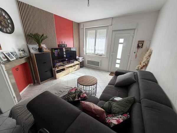 Maison mitoyenne 2 côtés à vendre, 4 pièces - Béthune 62400