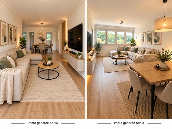 Appartement 4 pièces au pied des commerces et écoles