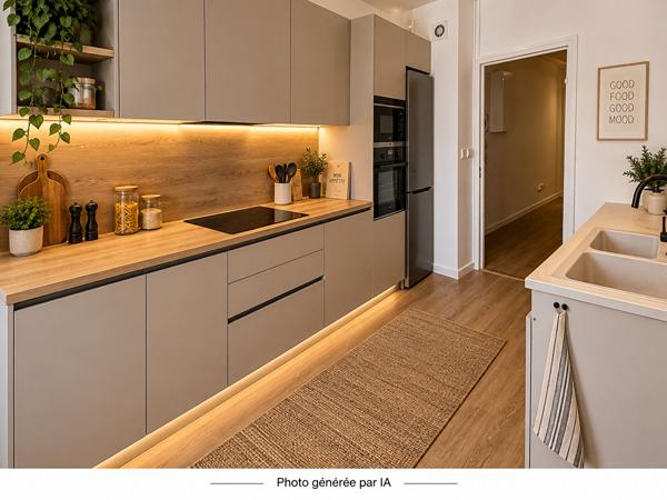 Appartement 4 pièces au pied des commerces et écoles