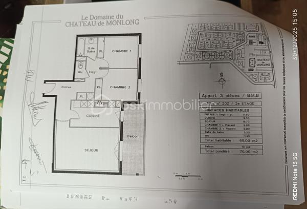 Appartement de 65 m²