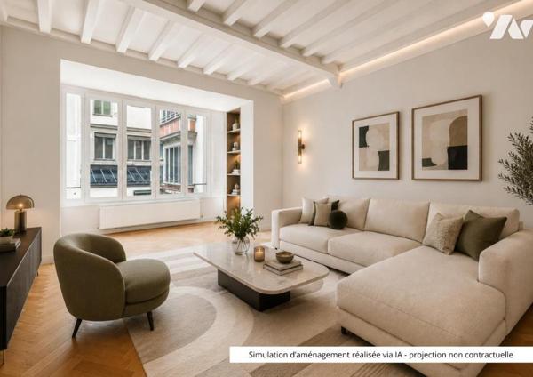Poissonnière - Appartement familial aux volumes agréables