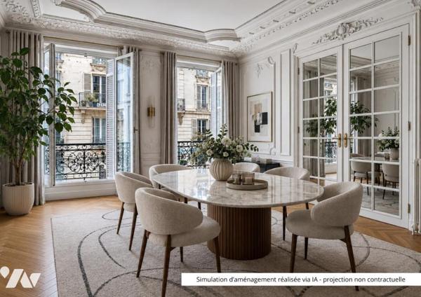 Poissonnière - Appartement familial aux volumes agréables