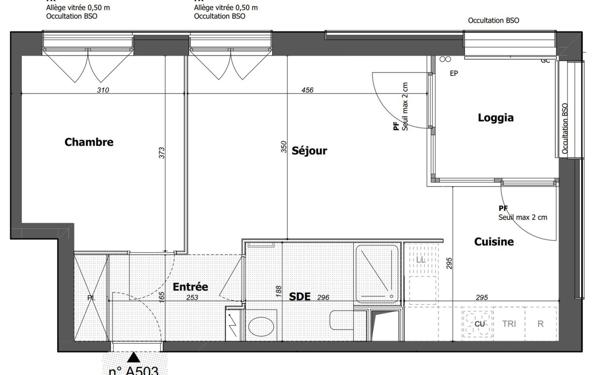 Appartement à vendre    2 pièces • 45,54 m2 Strasbourg