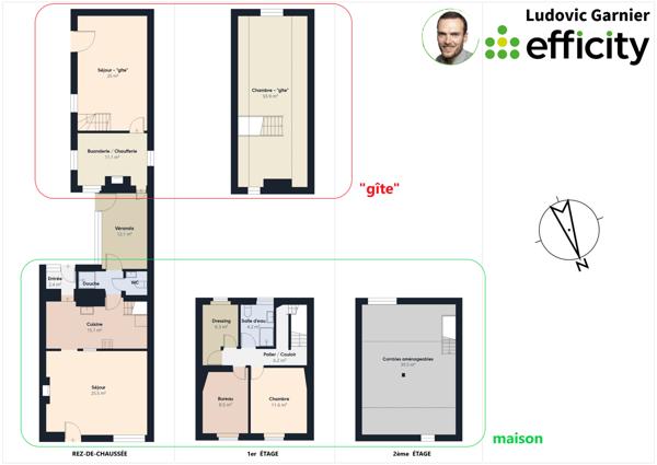 Maison 5 pièces - 150 m²