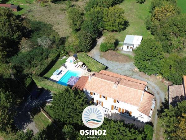 Maison de charme de 190 m² habitable sur une parcelle de 4100 m² !