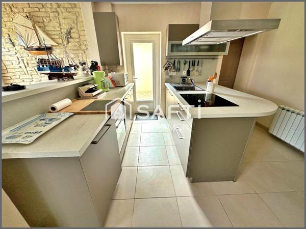 A 150m de la mer maison meublée avec cour + garage