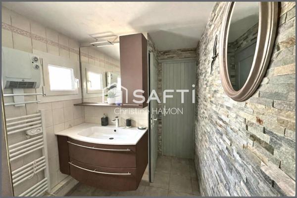 A 150m de la mer maison meublée avec cour + garage