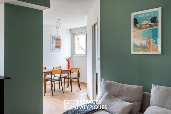 Nantes Notre-Dame-de-Bon-Port – Appartement de type 4 contemporain avec terrasse