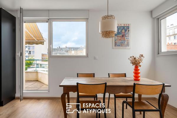 Nantes Notre-Dame-de-Bon-Port – Appartement de type 4 contemporain avec terrasse