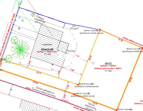 Achat terrain - 459m² - 44500 - La Baule-Escoublac