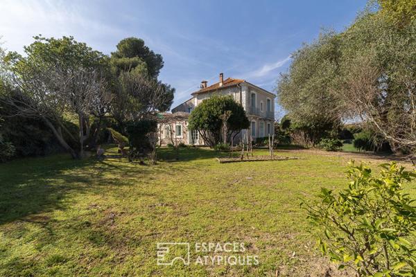 Villa de maître avec jardin d’exception