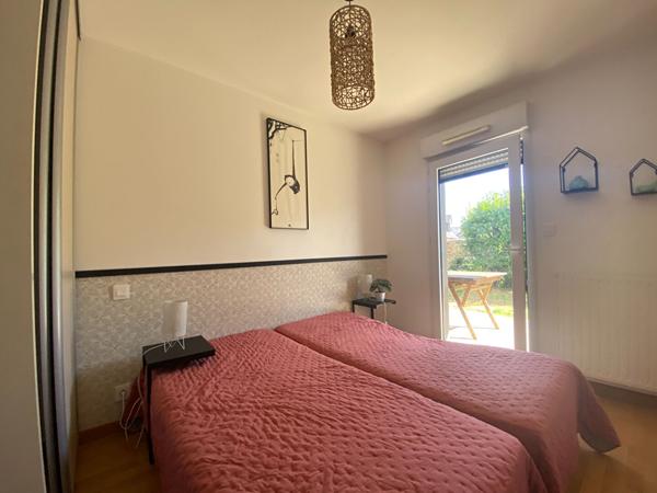à vendre à Vannes secteur trussac Appartement  3 pièces avec jardin privatif et parking